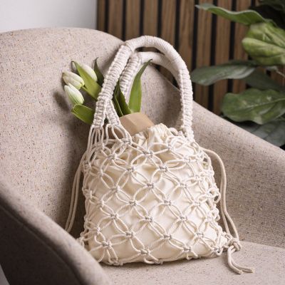 Sac en macramé