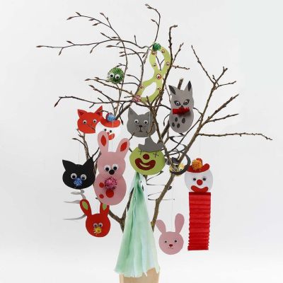 Modèles pour décorations suspendues de cartes