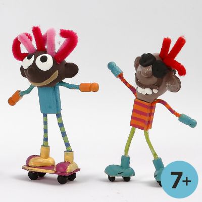 Figurines Flexibles en Patinage avec Silk Clay