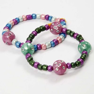 Bracelets fabriqués avec cordon élastique