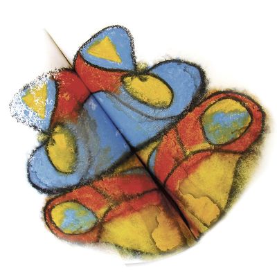 Aquarelle et sym&eacute;trie