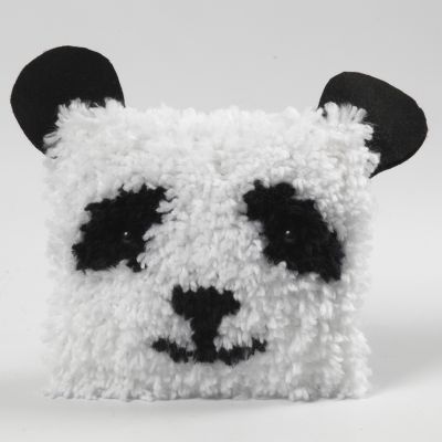Coussins animaux en technique Rya