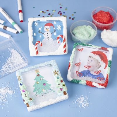 Cadres à shaker sur le thème de Noël