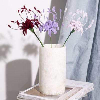 Lis araignée en fils chenille