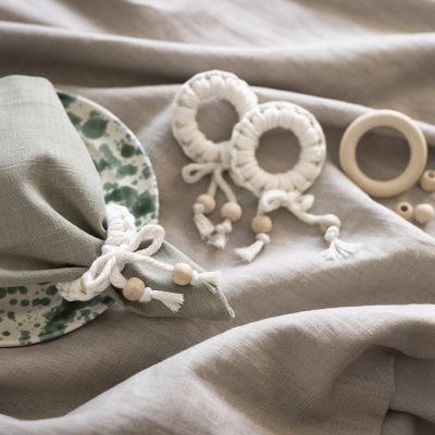 Ronds de serviette en macramé