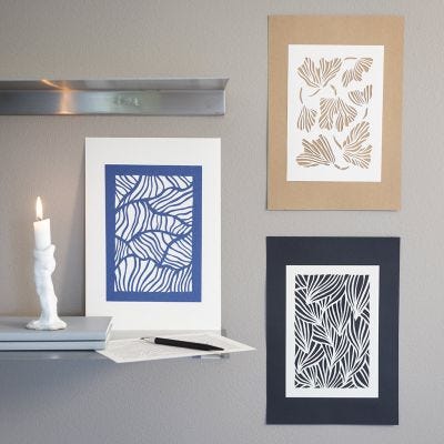 Art mural en papier