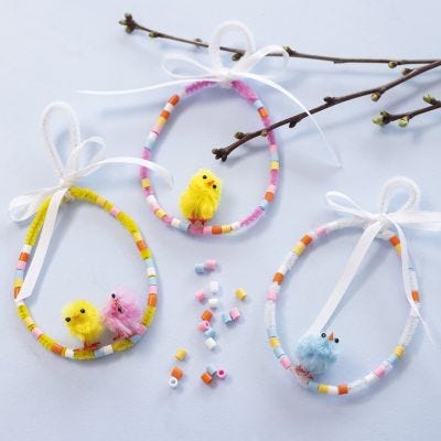 Décorations de printemps à suspendre