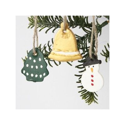 Small Clay Decorations for Hanging