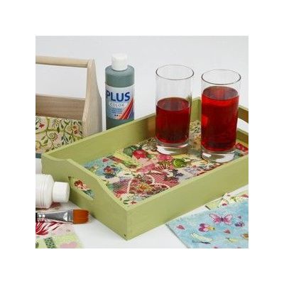 Decoupage tray