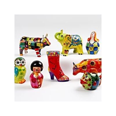 Décoration sur terre cuite