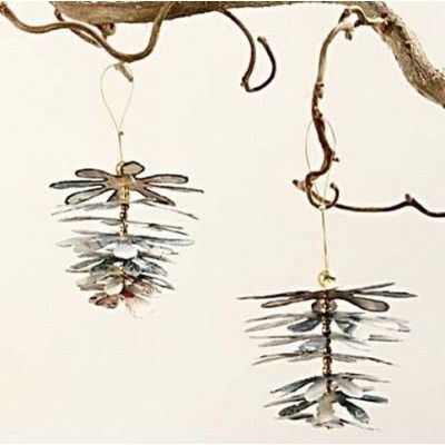 Flowers decorated with Tissue Paper