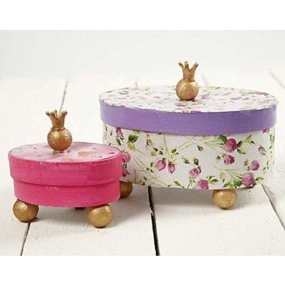  Boîtes de Princesse avec Découpage