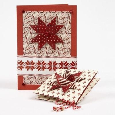 Cartes de Noël en papier design Copenhagen