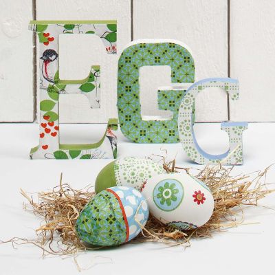 Des lettres tenant debout