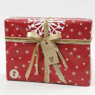 Emballage cadeau rouge