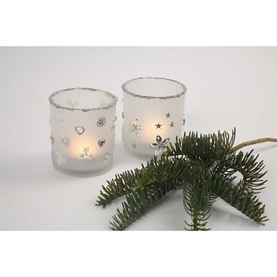 Lysglas med filigran