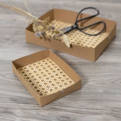 Fabriquez des plateaux en papier imitation cuir