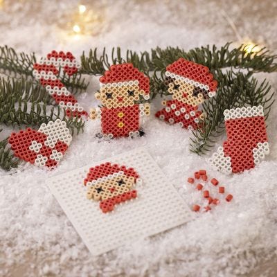 Étoile de Noël tressée