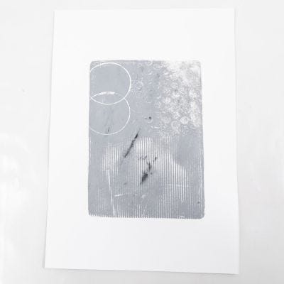 Comment réaliser des impressions sur plaque de gel avec de la texture