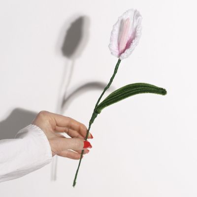 Lys calla en fil chenille