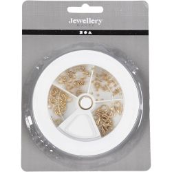 Kit de Démarrage pour la fabrication de bijoux, doré, 1 set