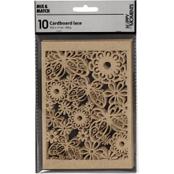 Papier cartonné motif dentelle