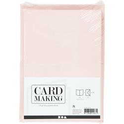 Cartes et enveloppes, dimension carte 10,5x15 cm, dimension enveloppes 11,5x16,5 cm, 110+220, couleurs pastel, 50 set/ 1 Pq.