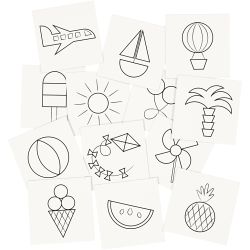 Cartes pour jeu de mémoire