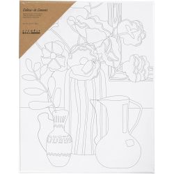 Toile de peintre imprimée