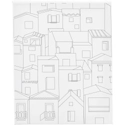 Toile de peintre imprimée