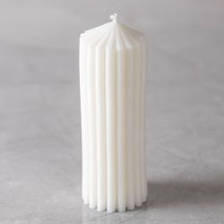 Moule en Silicone, Cylindre cannelé, H : 12 cm, d 4 cm, 1 pièce/ 1 Pq.