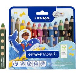Crayons de Couleur Groove Triple1