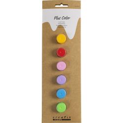 Peinture Acrylique Plus Color, multicolore, 6x5 ml/ 1 Pq.