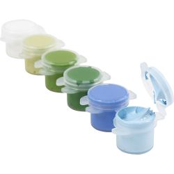 Peinture Acrylique Plus Color, harmonie bleu/vert, 6x5 ml/ 1 Pq.