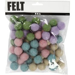 Perles feutrées