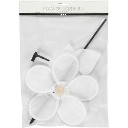 Moulin à vent fleur, d 20 cm, 1 pièce