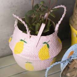Panier en jonc de mer