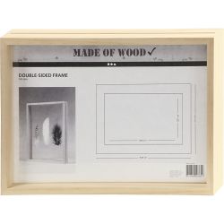 Cadre double face 3D