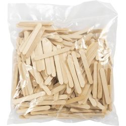 Bâtonnets de glace, L : 5,5 cm, L : 6 mm, naturel, 400 pièces/ 1 Pq.