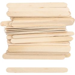B&acirc;tonnets de glace, L : 11,5 cm, L : 10 mm, naturel, 30 pi&egrave;ces/ 1 Pq.
