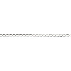 Jaseron, L : 6 mm, argent&eacute;, 5 m/ 1 pi&egrave;ce