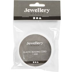 Cordon élastique, Rond, ép. 1 mm, 10 m/ 1 rouleau