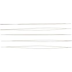 Aiguille &agrave; perles, L : 12 cm, &eacute;p. 0,25 mm, 5 pi&egrave;ces/ 1 Pq.