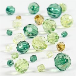 Perles à facettes
