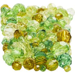 Perles à facettes