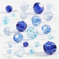 Perles à facettes