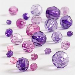 Perles à facettes