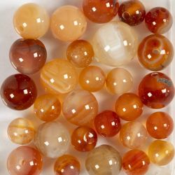 Perles de pierres d'agate