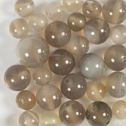 Perles de pierres d'agate