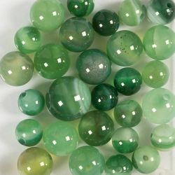 Perles de pierres d'agate